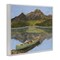 Stupell Industries Alpine Lake with Canoe Framed Giclee By Michael Willett